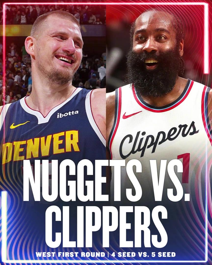 帶隊的神！哈登率快船鎖定西部第5，生涯從未缺席過季后賽！